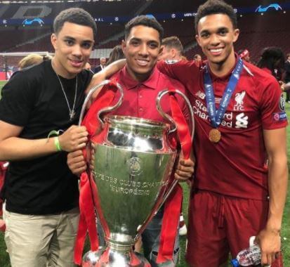 Michael Arnold children Trent Alexander-Arnold, Marcel Arnold, and Tyler Arnold.